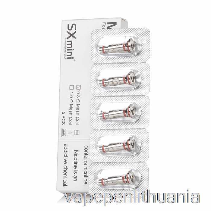 Yihi Sxmini Mk Pro Klasės Pakaitiniai Ritės 0,8ohm Mk Pro Coils Vape Skystis